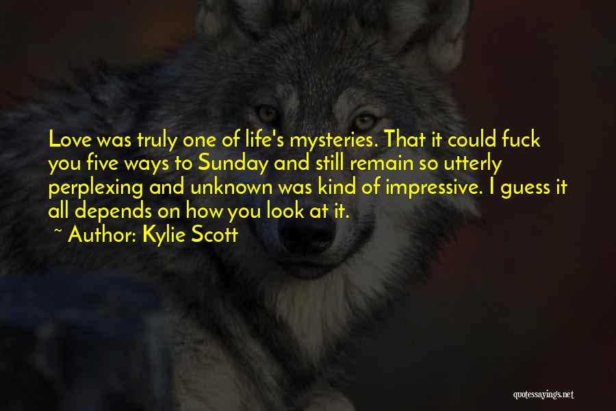 Life Mysteries Quotes By Kylie Scott