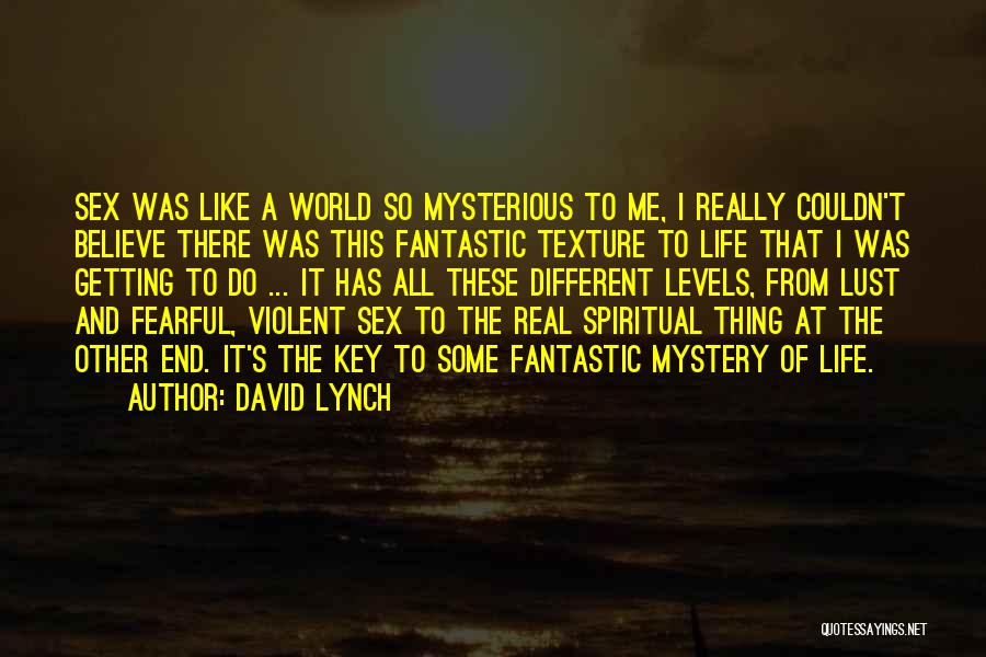 Life Mysterious Quotes By David Lynch