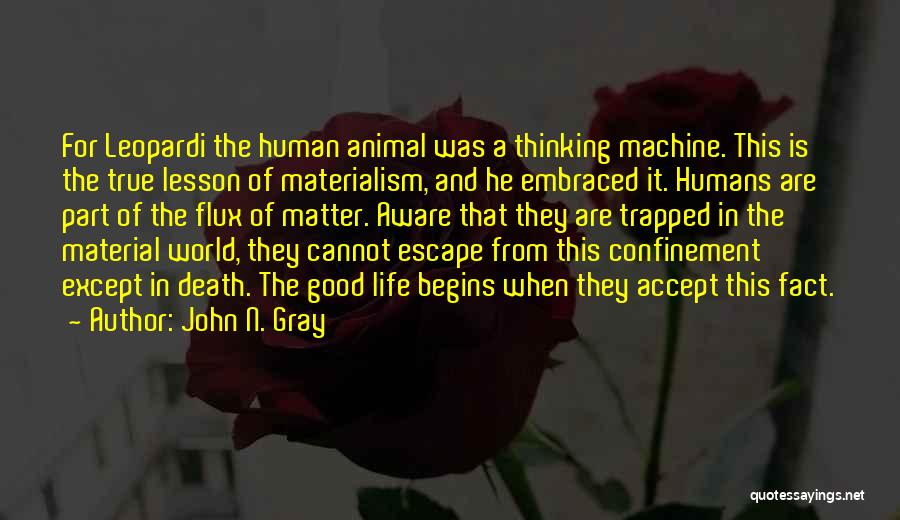 Life N Death Quotes By John N. Gray