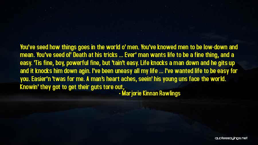 Life N Death Quotes By Marjorie Kinnan Rawlings