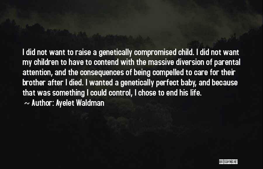 Life Not Being Perfect Quotes By Ayelet Waldman
