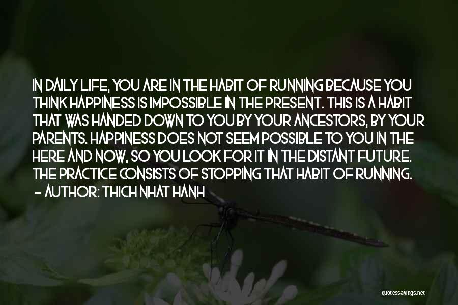 Life Not Stopping Quotes By Thich Nhat Hanh