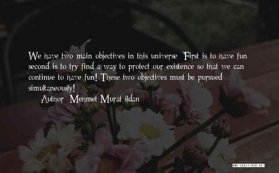 Life Objectives Quotes By Mehmet Murat Ildan