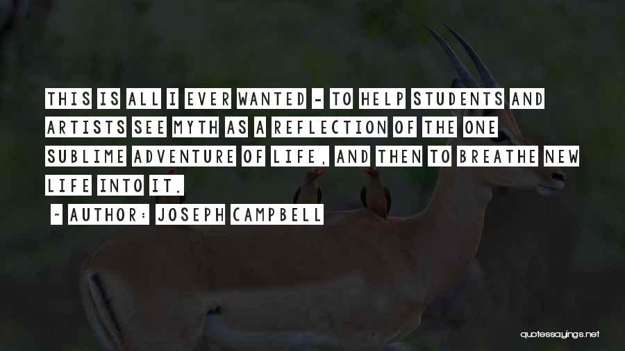 Life Of Adventure Quotes By Joseph Campbell