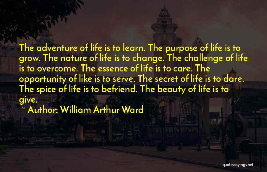 Life Of Adventure Quotes By William Arthur Ward