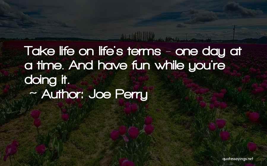 Life On Life's Terms Quotes By Joe Perry
