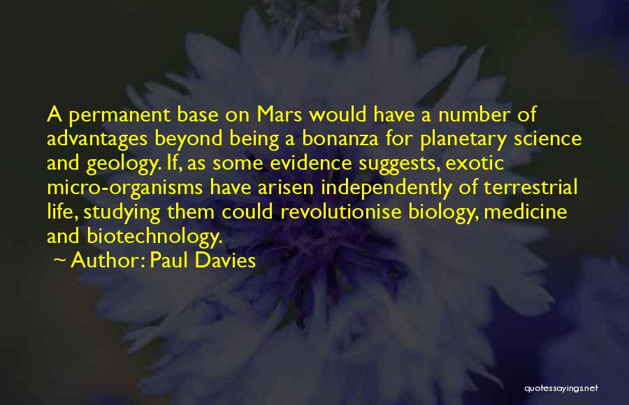 Life On Mars Us Quotes By Paul Davies