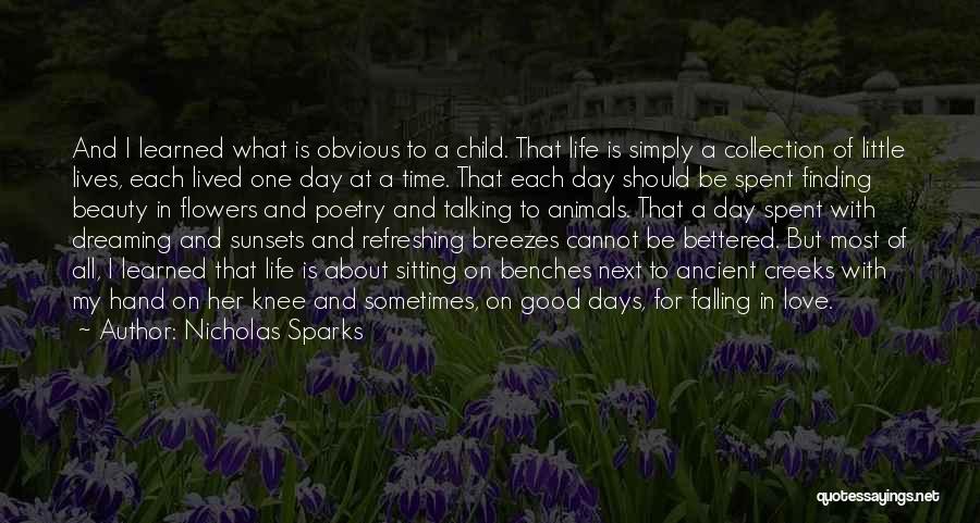 Life One Day At A Time Quotes By Nicholas Sparks