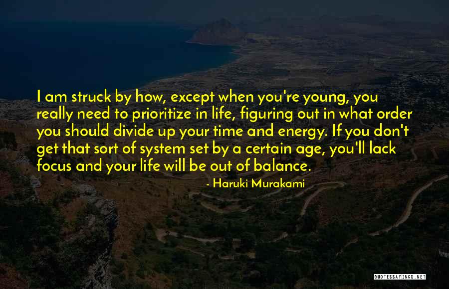 Life Out Of Balance Quotes By Haruki Murakami