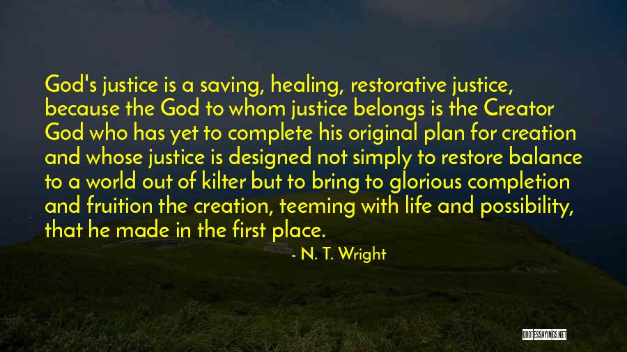 Life Out Of Balance Quotes By N. T. Wright Life Out Of Balance Quotes By N. T. Wright