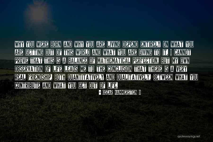 Life Out Of Balance Quotes By Oscar Hammerstein II Life Out Of Balance Quotes By Oscar Hammerstein II