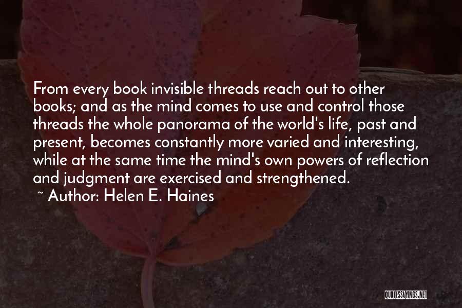 Life Out Of Control Quotes By Helen E. Haines