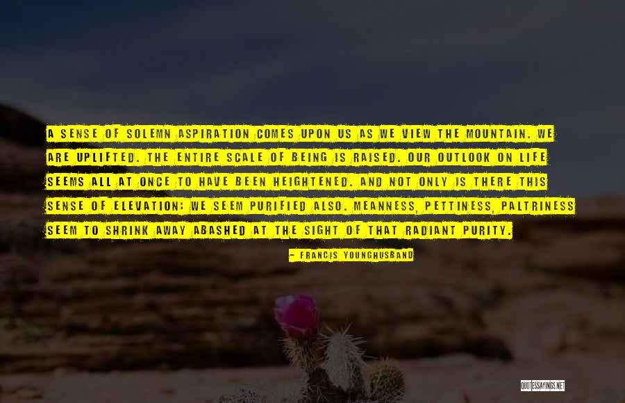 Life Outlook Quotes By Francis Younghusband Life Outlook Quotes By Francis Younghusband