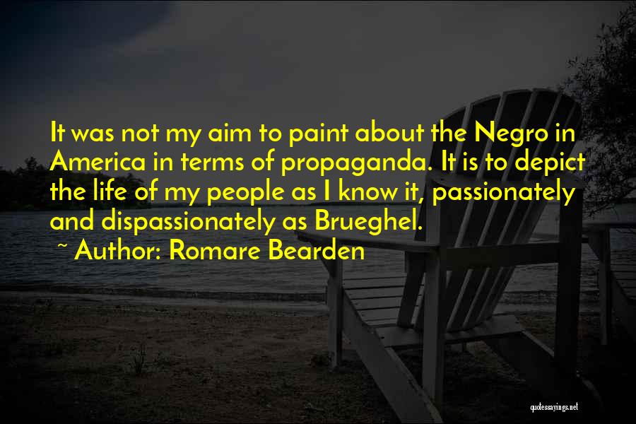 Life Paint Quotes By Romare Bearden