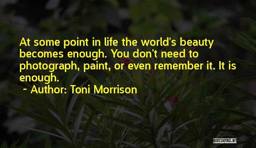 Life Paint Quotes By Toni Morrison