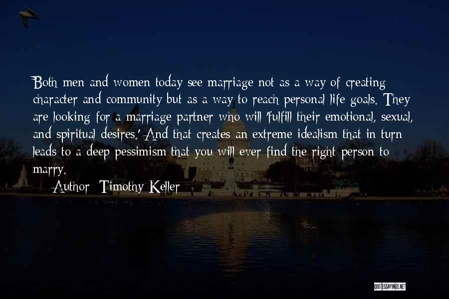 Life Partner Love Quotes By Timothy Keller