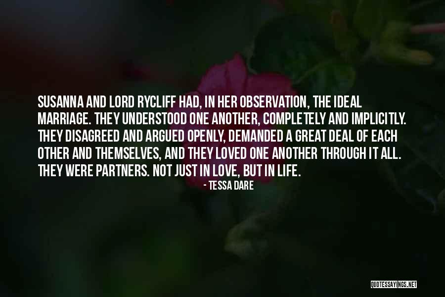 Life Partners Love Quotes By Tessa Dare Life Partners Love Quotes By Tessa Dare
