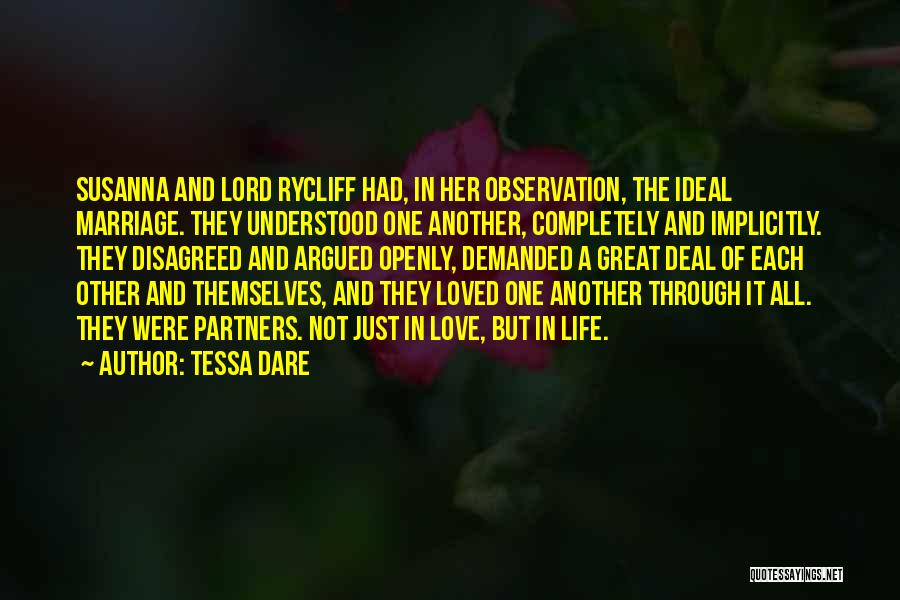 Life Partners Quotes By Tessa Dare
