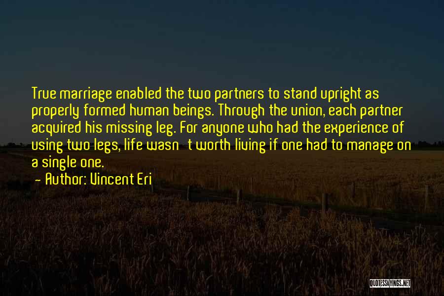 Life Partners Quotes By Vincent Eri