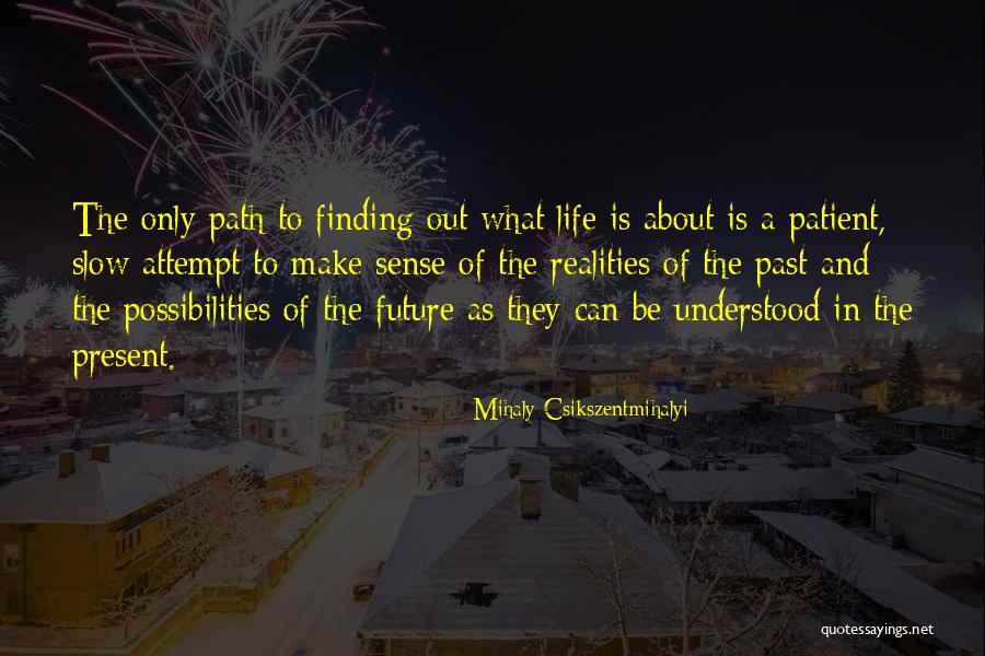 Life Past Present Future Quotes By Mihaly Csikszentmihalyi