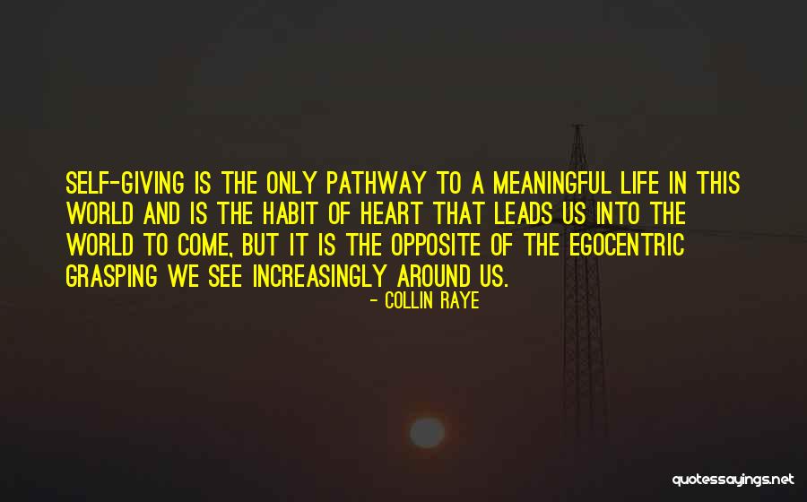 Life Pathway Quotes By Collin Raye
