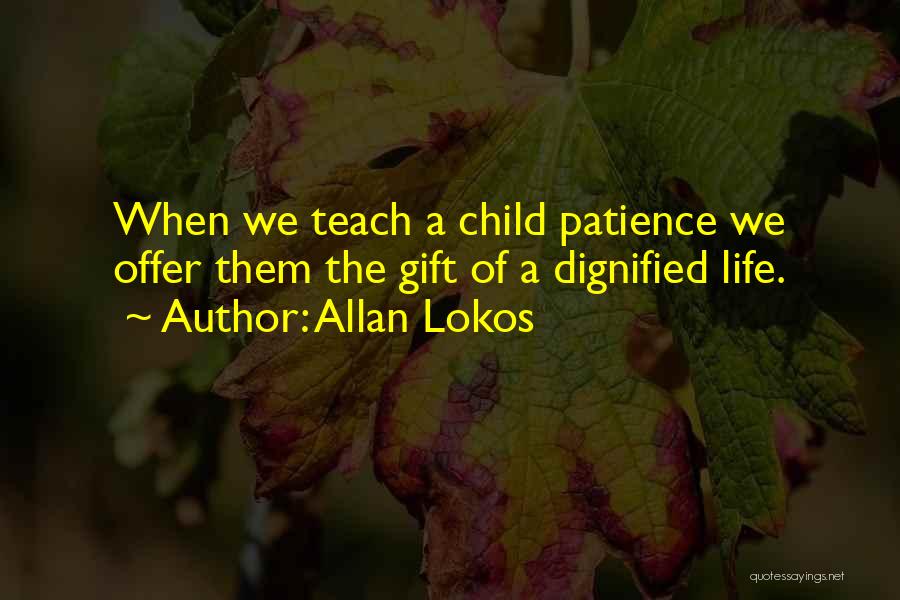 Life Patience Quotes By Allan Lokos