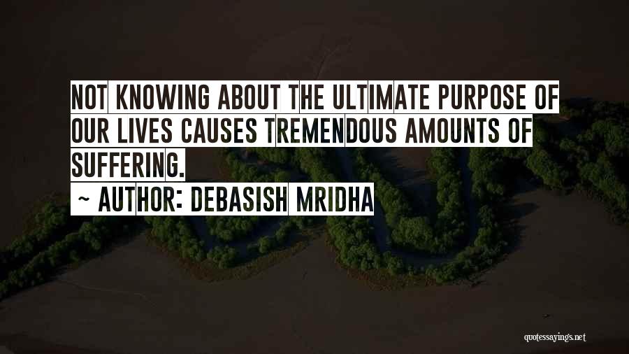 Life Philosophy Suffering Quotes By Debasish Mridha