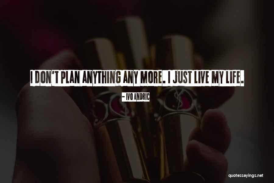 Life Plan Quotes By Ivo Andric Life Plan Quotes By Ivo Andric