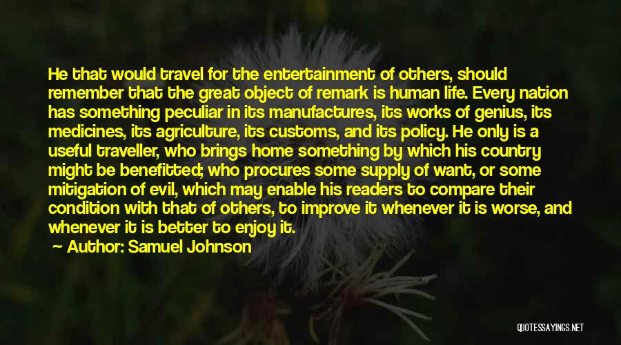 Life Policy Quotes By Samuel Johnson