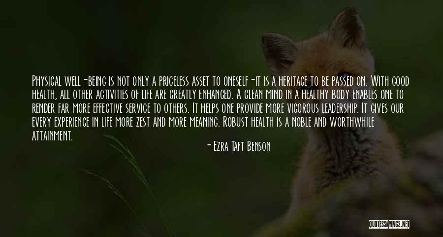 Life Priceless Quotes By Ezra Taft Benson