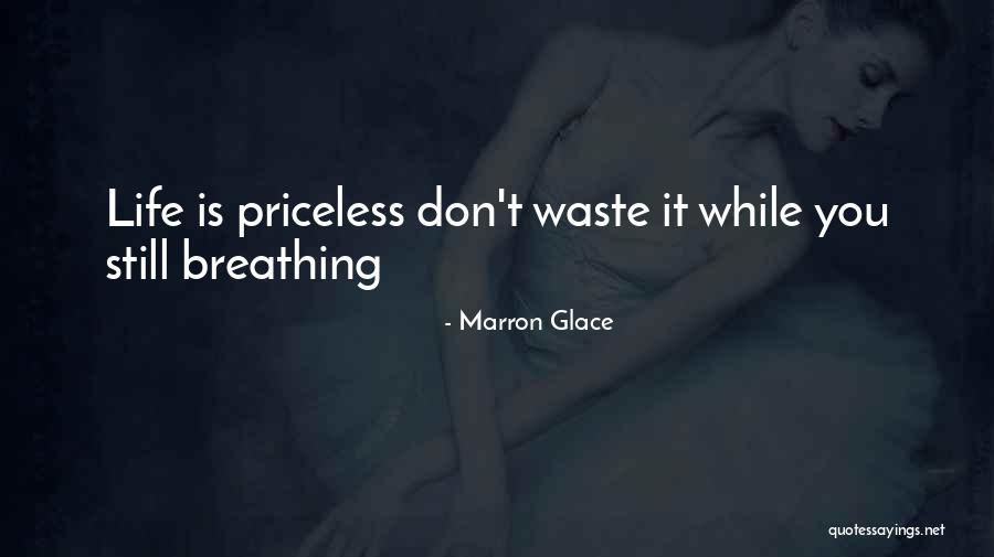 Life Priceless Quotes By Marron Glace