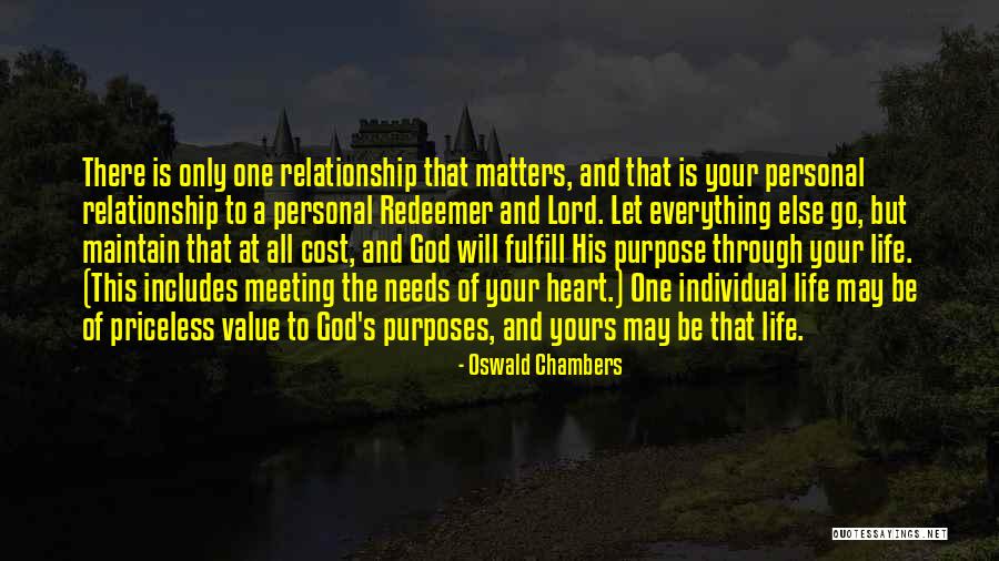 Life Priceless Quotes By Oswald Chambers