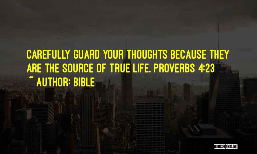 Life Proverbs Quotes By Bible