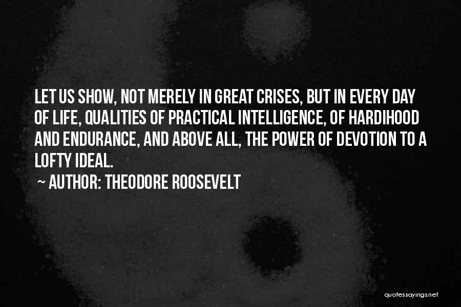 Life Qualities Quotes By Theodore Roosevelt