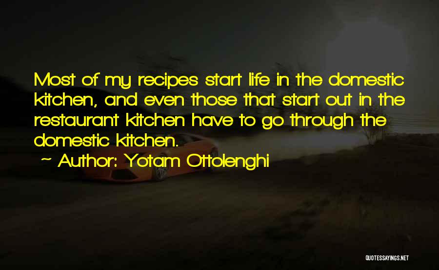 Life Recipes Quotes By Yotam Ottolenghi