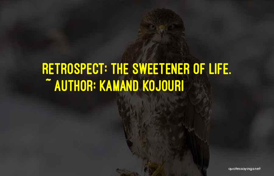 Life Recollection Quotes By Kamand Kojouri