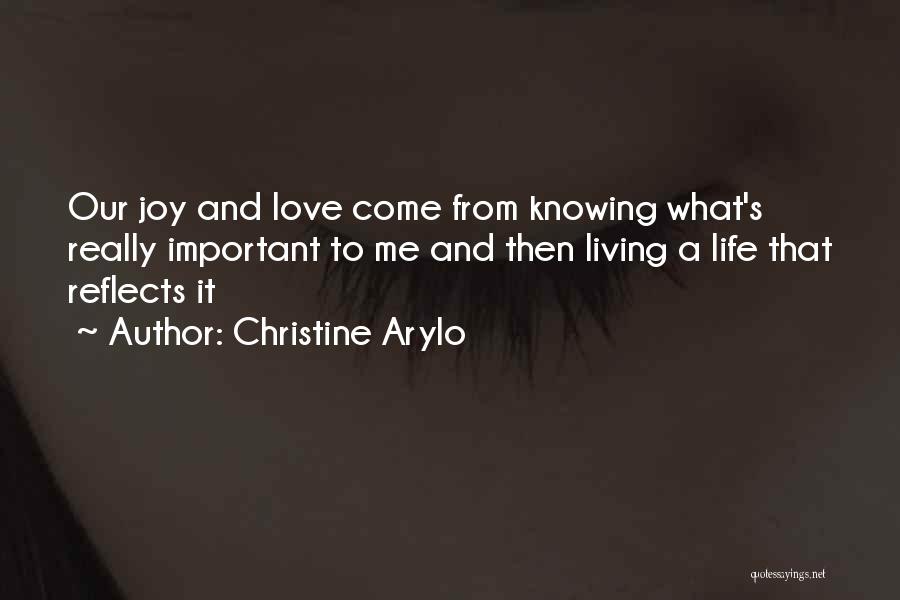 Life Reflects Quotes By Christine Arylo