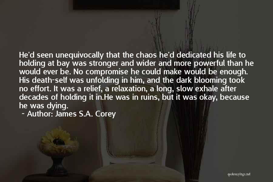 Life Relief Quotes By James S.A. Corey