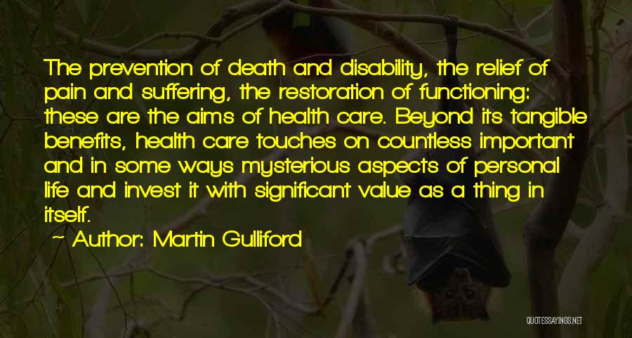 Life Restoration Quotes By Martin Gulliford