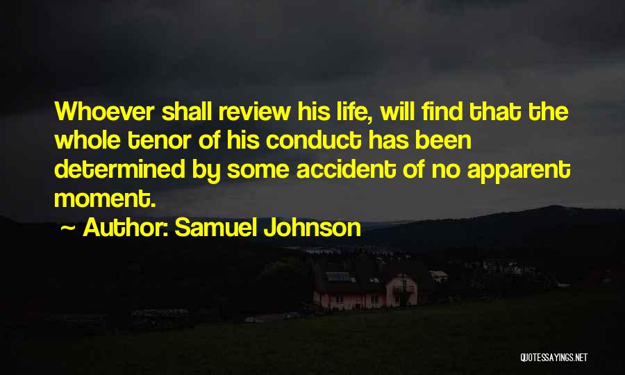 Life Review Quotes By Samuel Johnson