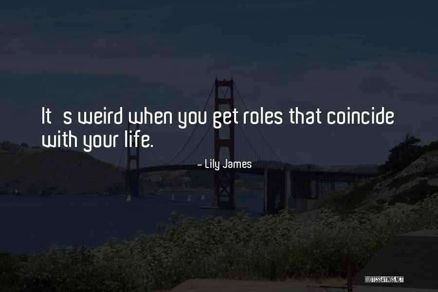 Life Roles Quotes By Lily James Life Roles Quotes By Lily James