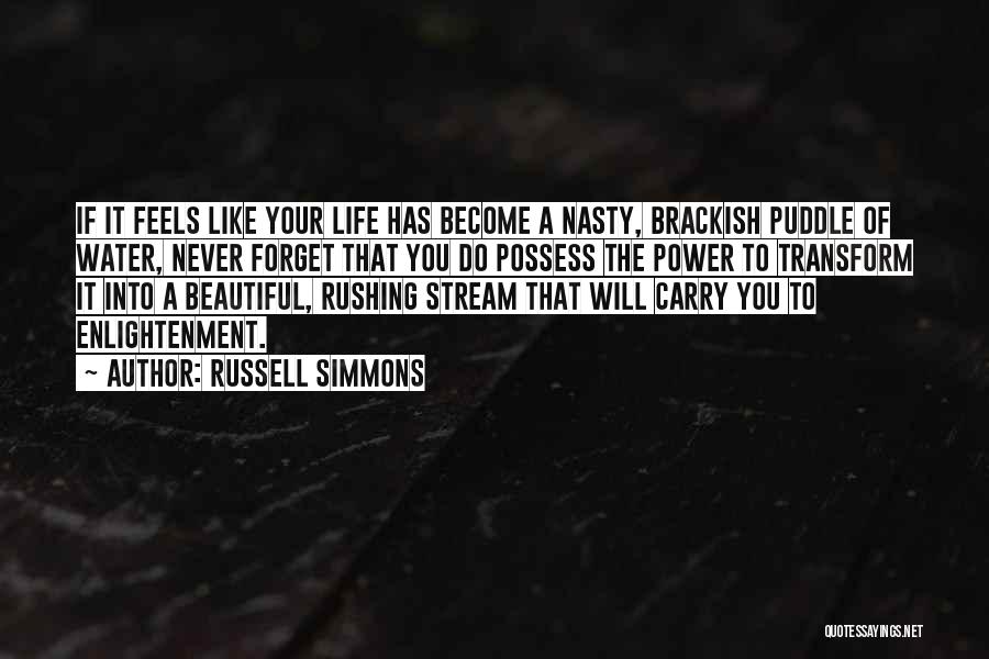 Life Rushing Quotes By Russell Simmons