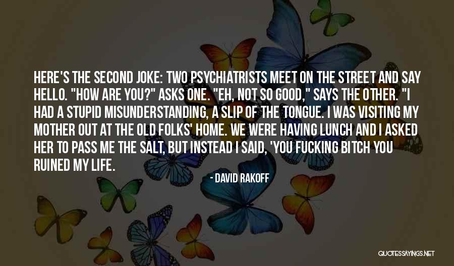 Life S A Bitch Quotes By David Rakoff Life S A Bitch Quotes By David Rakoff