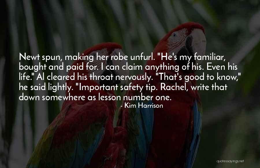 Life S Lesson Quotes By Kim Harrison Life S Lesson Quotes By Kim Harrison