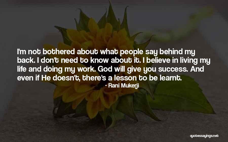 Life S Lesson Quotes By Rani Mukerji Life S Lesson Quotes By Rani Mukerji