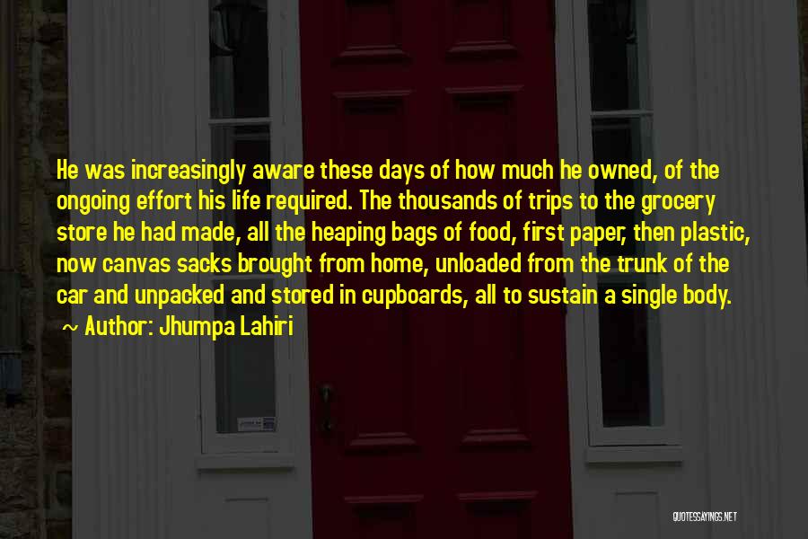 Life Sacks Quotes By Jhumpa Lahiri