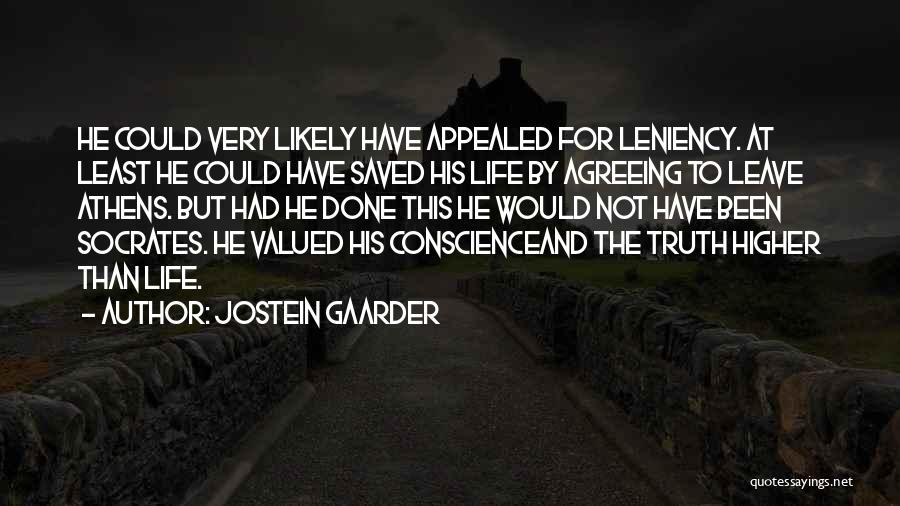 Life Saved Quotes By Jostein Gaarder