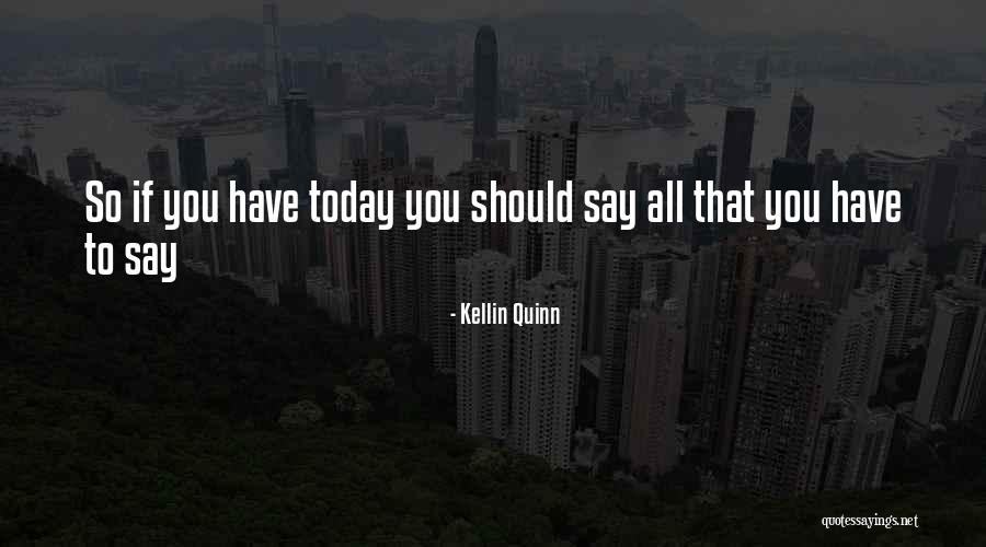 Life Saver Quotes By Kellin Quinn Life Saver Quotes By Kellin Quinn