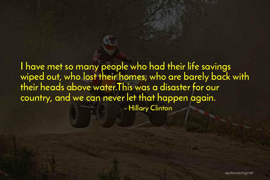 Life Savings Quotes By Hillary Clinton