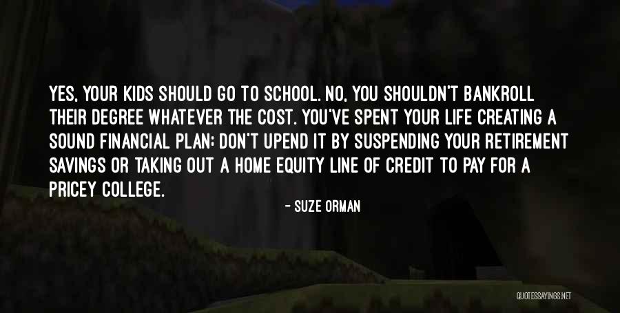 Life Savings Quotes By Suze Orman